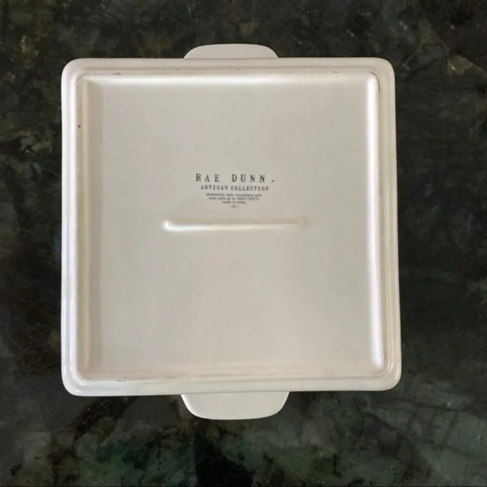 RAE DUNN Dessert Casserole Dish Baking Pan Tray - Picture 3 of 5